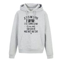 Youdesign - Sweat shirt à Capuche - Hoodies - cadeau - Imprimé Je suis une super Maman -REFSWC2047 - France
