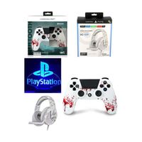 Manette PS4 Manette Bluetooth Zombie 3.5 JACK + Casque Gamer PRO-UC50 PS4-PS5 PLAYSTATION