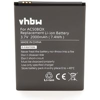 vhbw Li-Ion batterie 2000mAh pour téléphone portable Archmobile Velocity