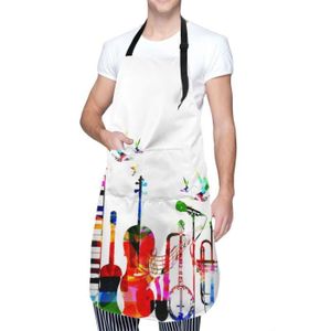 CORDE POUR INSTRUMENT Tablier Ajustable au Cou,Cuisine Robe à Bretelles,