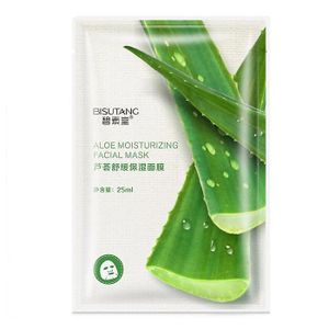 MASQUE VISAGE - PATCH MASQUE VISAGE - PATCH VISAGE--Aloé Véra-Masque Facial hydratant au thé vert, extrait de plante d'aloe Vera, 10 pièces