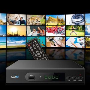 RÉCEPTEUR - DÉCODEUR   APM Décodeur TNT FULL HD,DVB-T2,Adaptateur TNT,Boî