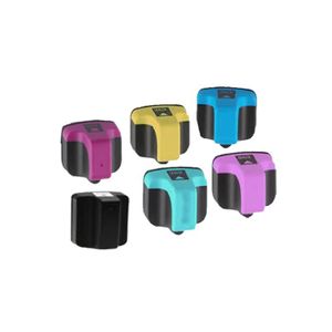6 Cartouches Compatibles HP363 Pour PhotoSmart C6280 - Multicolores - Neuf Sous Blister