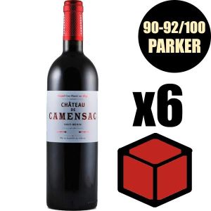 VIN ROUGE X6 Château de Camensac 2016 Rouge 75 cl AOC Haut-M