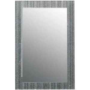 Size : 22cm×22cm Argent Miroir mural décoratif pleine longueur Miroir rectangulaire sans cadre de salle de bain Miroirs muraux 
