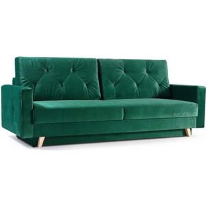 Canape Convertible Vert Cdiscount Maison