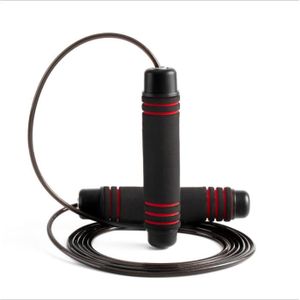 Corde à sauter réglable en fil d'acier pour exercice de fitness - haute
