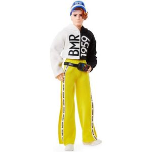 POUPÉE Poupée Barbie adolescente Ken BMR1959 - Jaune/Noir/Blanc - Robuste avec tenue élégante