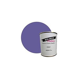 PEINTURE - VERNIS PEINTURE Teinte Violet murale acrylique aspect velours Aqua Déco - 750ml - 7.5 m 