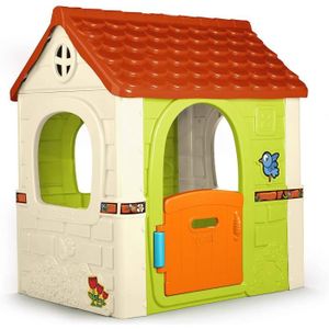 MAISONNETTE EXTÉRIEURE Maison de jardin Fantasy House - FEBER - Plastique Anti-UV - Pour Enfant de 2 ans et plus