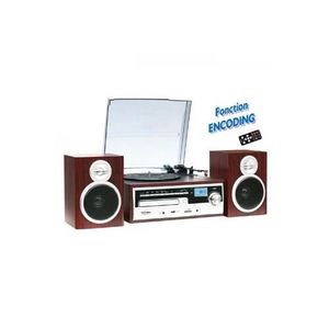 Fonction Enregistrement Rouge Camry CR 1134/ R Radio et Tourne-Disques avec CD//MP3//USB