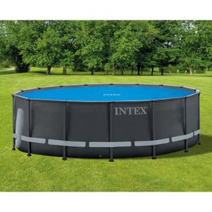 BÂCHE - COUVERTURE  Couverture de piscine solaire INTEX - Ronde - Diam