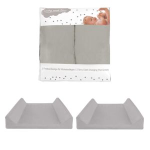 Aznever Housse de Matelas à Langer à Fleurs pour bébé Housse de Table à Langer en Tissu Extensible pour bébé Housse de Matelas à Langer Housse de Table à Langer Amovible 32''X 16'' 