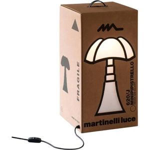 LAMPE A POSER MINI PIPISTRELLO CARTON-Lampe à poser Carton Mini Pipistrello H62cm Marron Martinelli Luce