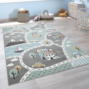 Gris nursery gris tapis enfants chambre tapis soft play pièce chambre à coucher tapis petit large xl 