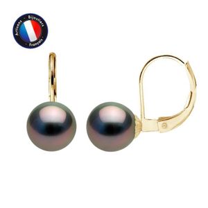 Boucles d'oreilles Dormeuses 1960' avec perles d'eau douce et diamants Boucles d'oreilles Dormeuses 1960' avec perles d'eau douce et diamants
