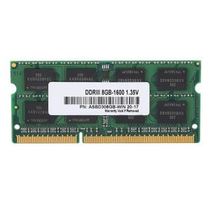 MÉMOIRE RAM RAM Mémoire d'Ordinateur DDR3 1600MHZ 8GB 1.35V 20