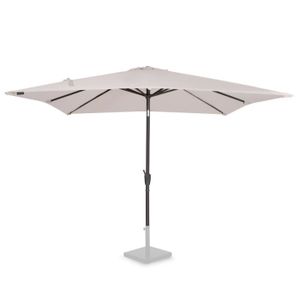 PARASOL Parasol inclinable 2,8x2,8m - carré – Beige -  Toile UPF 50+ - Pied exclu - Rosolina