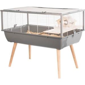 Cage - Zolux - Neo Nigha - Gris - 78x48x36 cm - Pour petits rongeurs