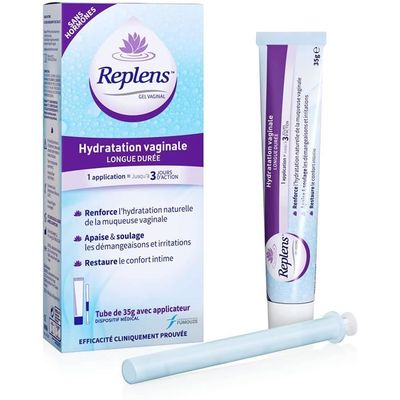 Toilette intime hydratation vaginale avec applicateur REPLENS : le paquet à  Prix Carrefour