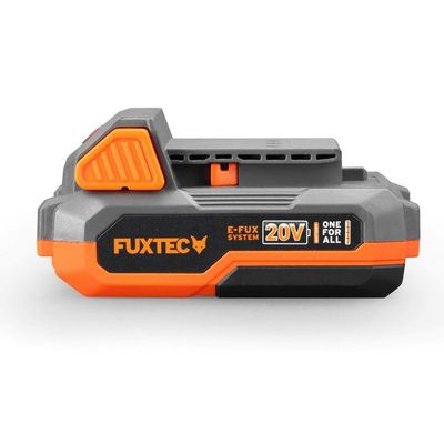 Batterie Fuxtec 20V 5Ah FX-E1B5AH | Pour Outils De Jardinage Sans Fil, Charge Rapide 150 Min, Indicateur LED