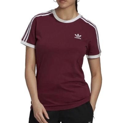 T shirt Bordeaux Femme Adidas Classics Purple Cdiscount Pret a Porter