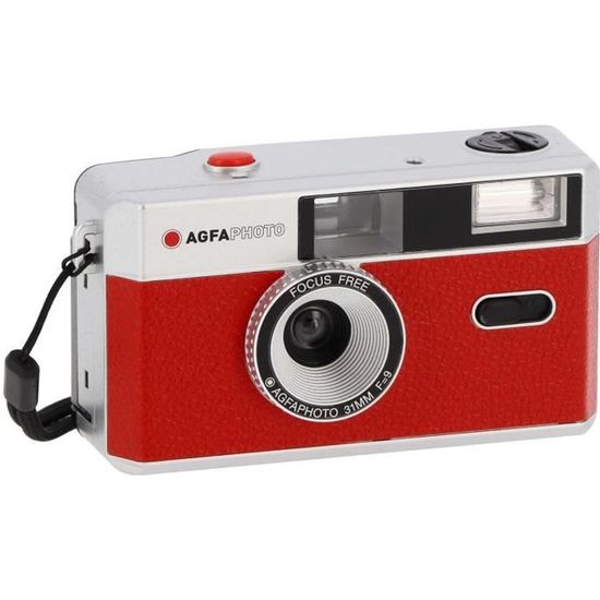 Appareil photo rechargeable AGFA Agfaphoto 35mm - Rouge