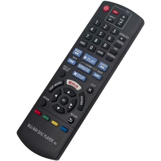 N2QAYB001031 - Telecomando di ricambio per lettore Blu-Ray Panasonic DMP-BDT171 DMP-BDT170 DMP-BDT166 DMP-BDT165 DMP-BD833 DMP-BD83 DMP-BD84 DMP-BDT280 DMP-BDT181 DMP-BDT181 DMP-BDT181 68 DMP. -BDT180