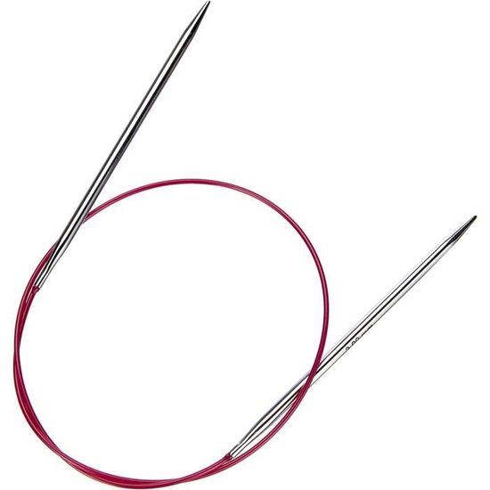 Aiguilles à Tricoter Circulaires Fixes KnitPro Symphonie - 60 Cm X 2,5 Mm - Bois Multicolore