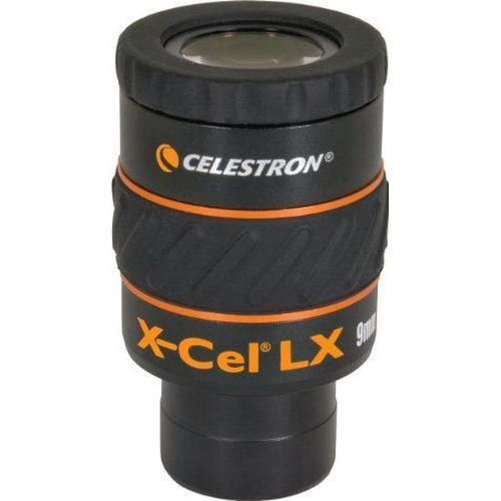 Oculaire Celestron 9mm X-Cel pour télescope 1.25" 150746 - 93423