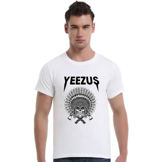 T shirt yeezus yeezy manche courte tee 