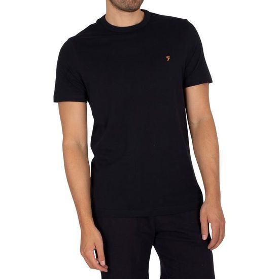 Farah Vintage Pour des hommes T shirt Danny Bleu Bleu Cdiscount Pret a Porter