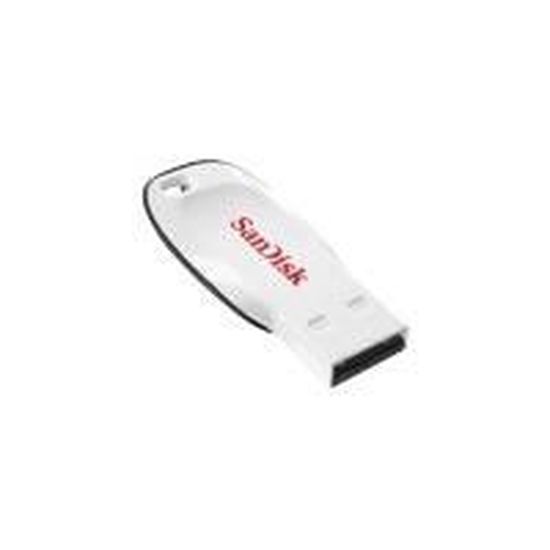 Clé USB SanDisk Cruzer Blade - SANDISK - 16 Go - USB 2.0 - Blanc