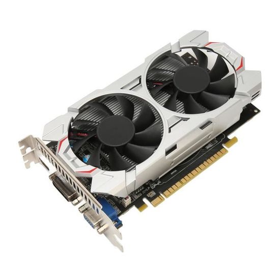 Carte Graphique GTX 1050 Ti 4Go DDR5 - Double Ventilateur - Pour Gaming