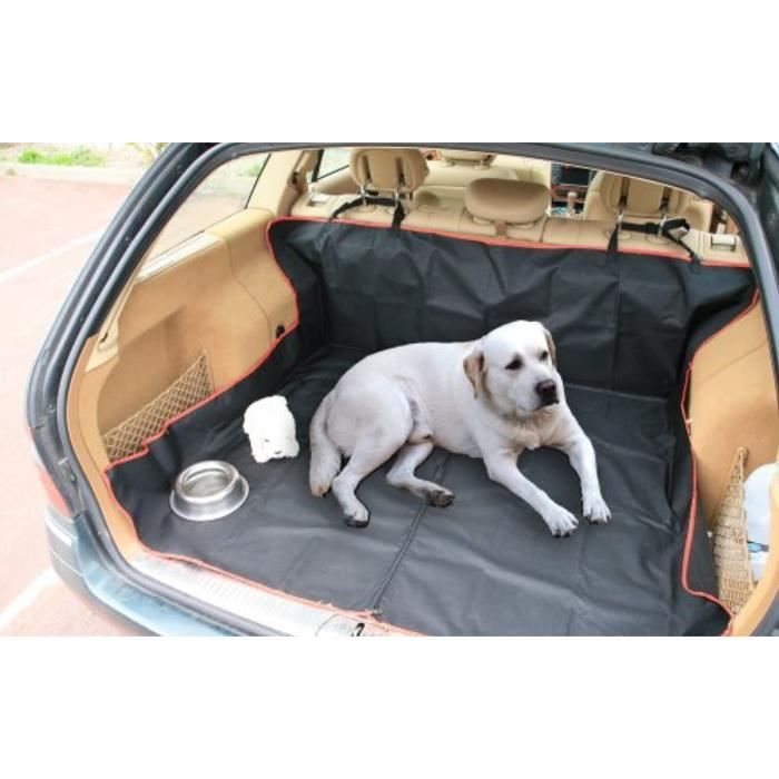 Pare-Chien - Grille Separation Animaux A2YJJ Doublure de coffre et de siège de voiture de protection 2 en 1 noire pour chiens / anim