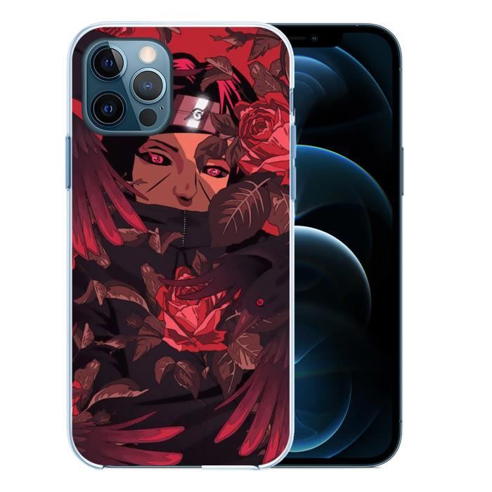 Coque pour iPhone 12 PRO MAX - Naruto Itachi Corbeaux. Accessoire telephone