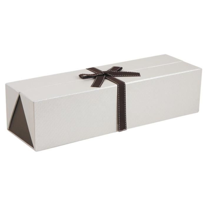Coffret 1 bouteille et 1 verrine fermeture velcro carton