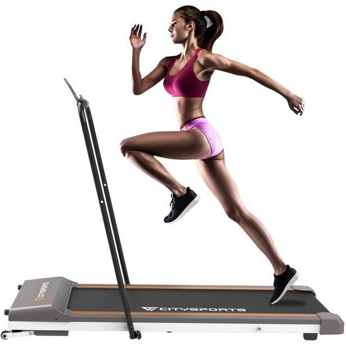 Citysports Tapis de course Electrique Moteur 500 W Tapis de marche Tapis Roulant Écran LCD Pliable 1-6km/h Avec accoudoir