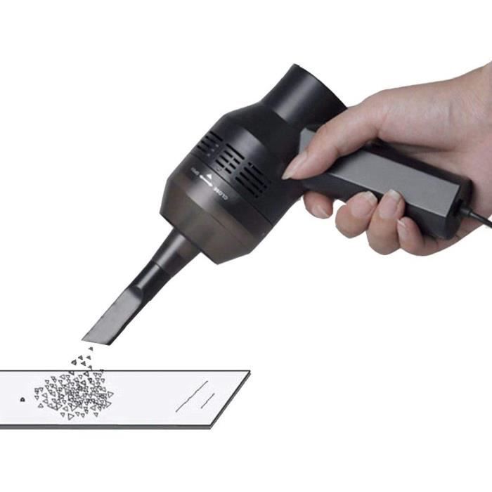 HUISIFANG Mini Aspirateur à Main Portable Aspirateur de Table Rechargeable Nettoyage Poussière pour Table Clavier Bureau Maison
