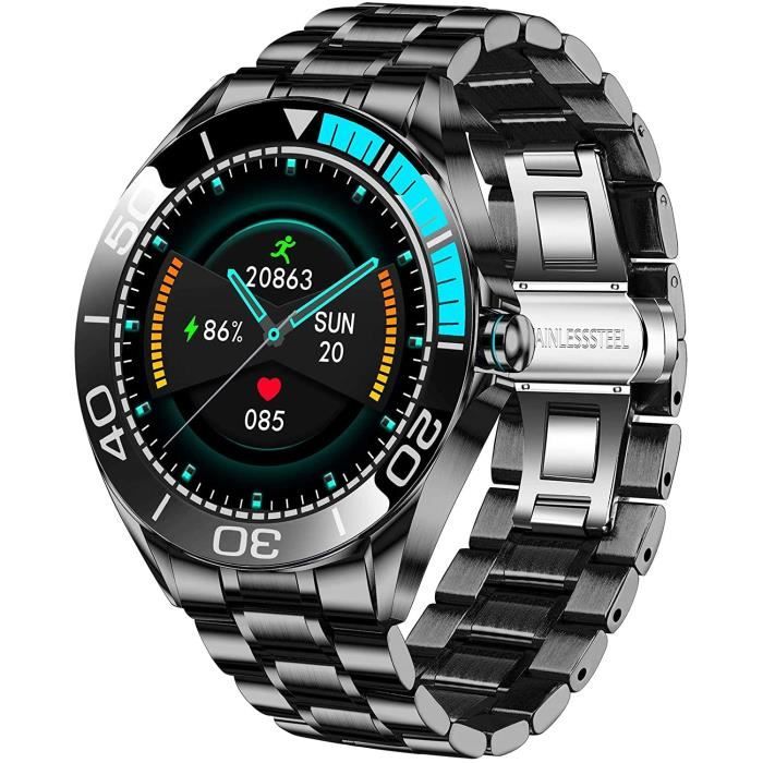 MONTRE CONNECTEE SPORT LIGE Montre Connectée Homme, IP67 Étanche Sport Fitness Tracker Montres Intelligente Fr&e244