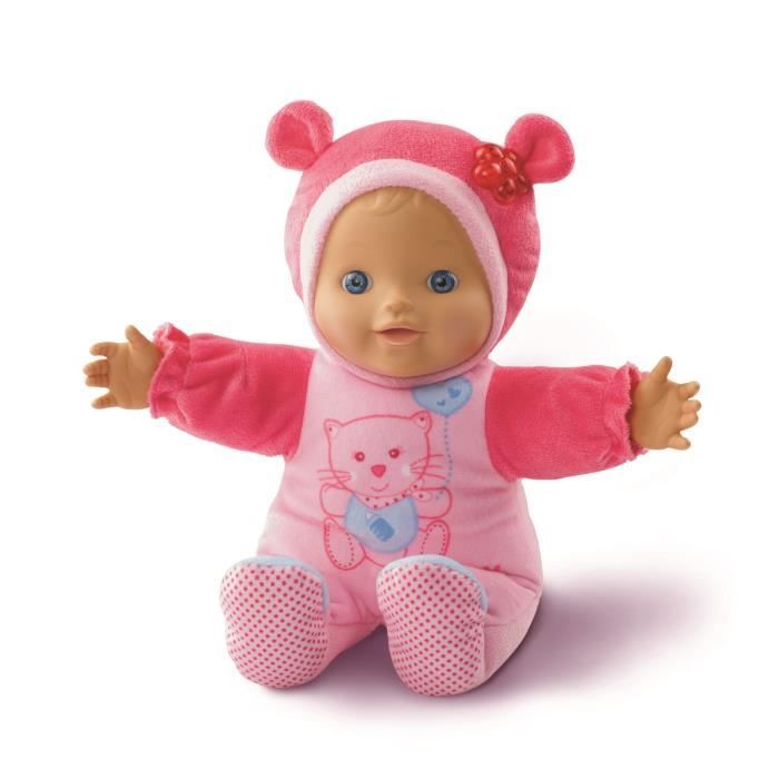 VTech Little Love Kiekeboe Baby, Rose, Fille, 1 année(s), 6 année(s), Plastique, Peluche, CE