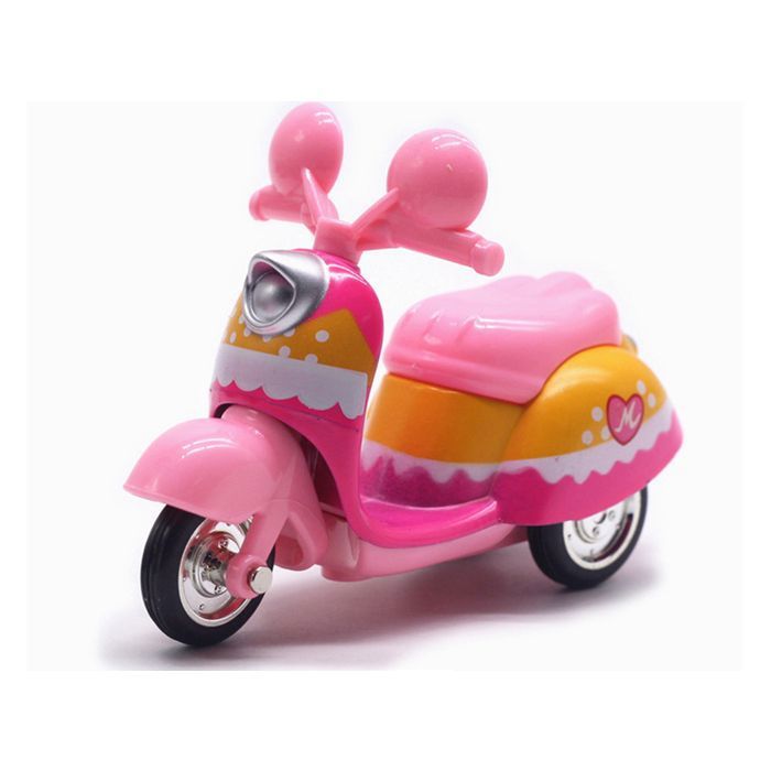 Jouet de moto en alliage hautement simulation modèle de moteur à tirer jouet pour enfant ensemble de jouets intellectuels (Bleu