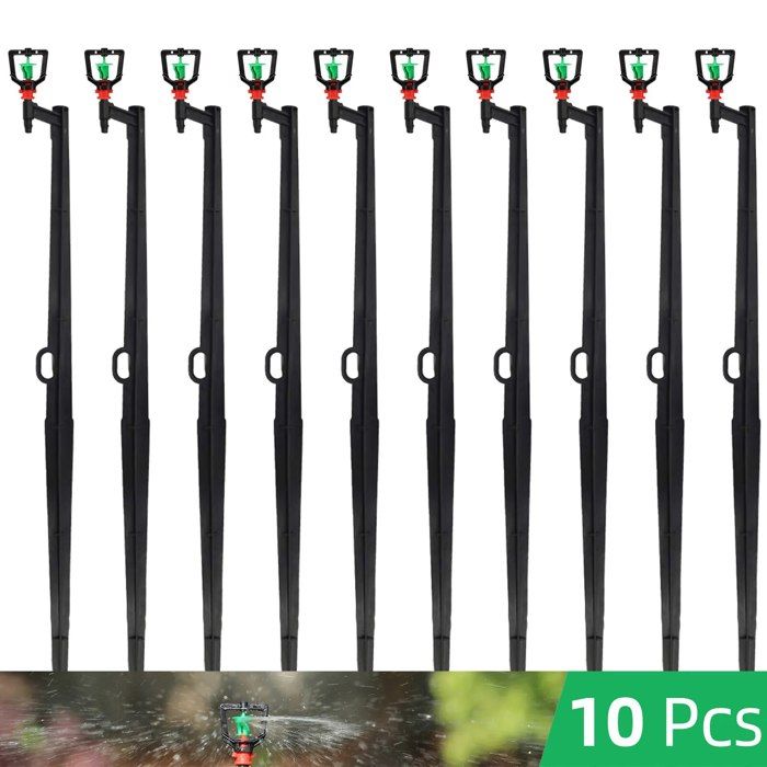 Tête D'Arrosage Rotative 360° En Alliage De Zinc - Portée 15 M - Filetage G1/2 - Parfaite Pour Pelouse, Jardin Et Terrasse