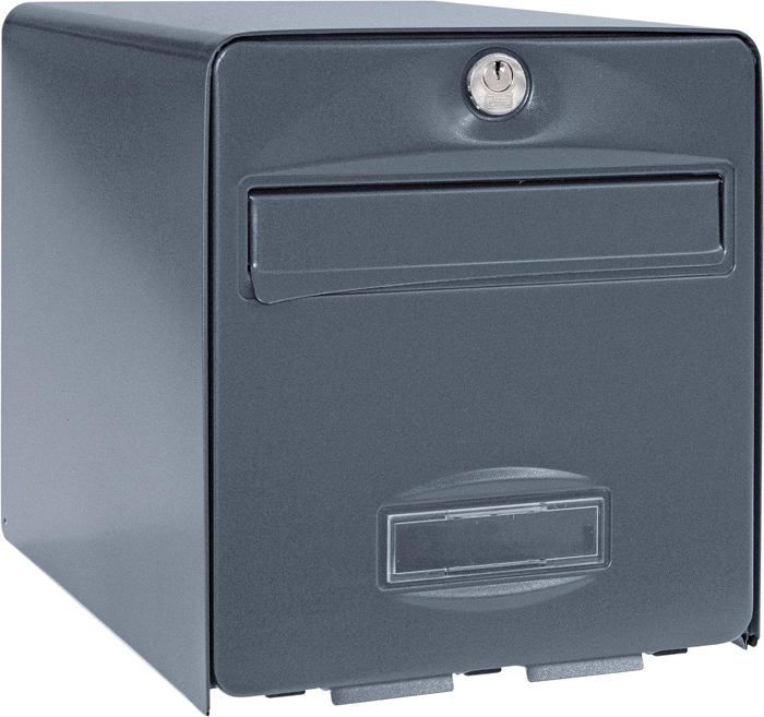 Boîte Aux Lettres Normalisée En Acier Galvanisé Avec Porte À Ouverture Totale, StopCourrier