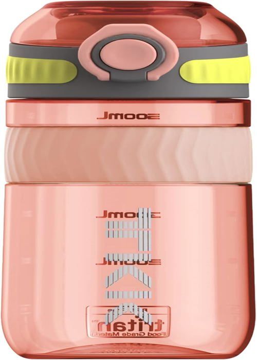 Gourde Enfant My Vesperbox Minny - 750 Ml - Anti-fuite - Avec Paille Ou Passoire - Sans BPA - Pour École