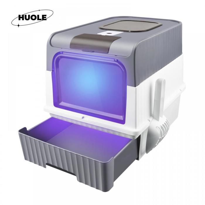 Comparer les prix de Bac à litière pour chat stérilisable en PP - Litières fermées et ouvertes - écologique - Hygiénique et pratique