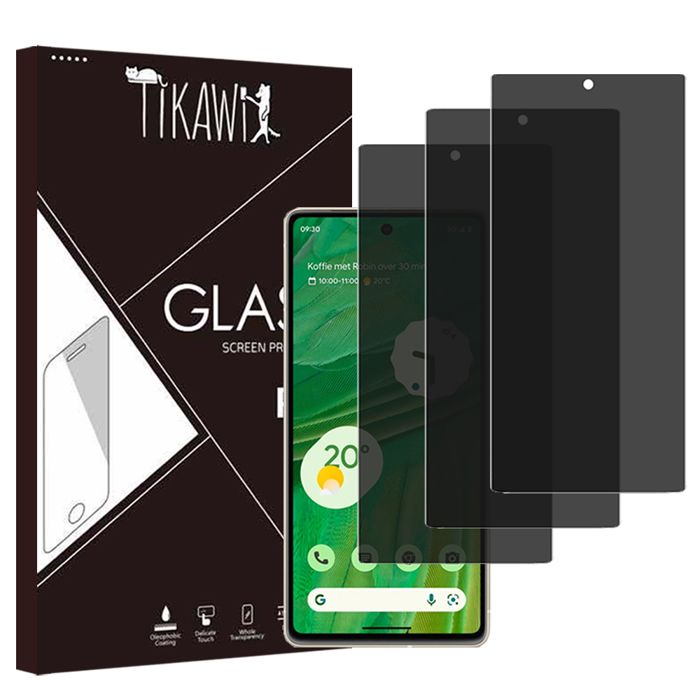 2 Films De Protection Écran Anti-Espion Pour Google Pixel 8 Pro - Verre Trempé 9H, Couverture Totale