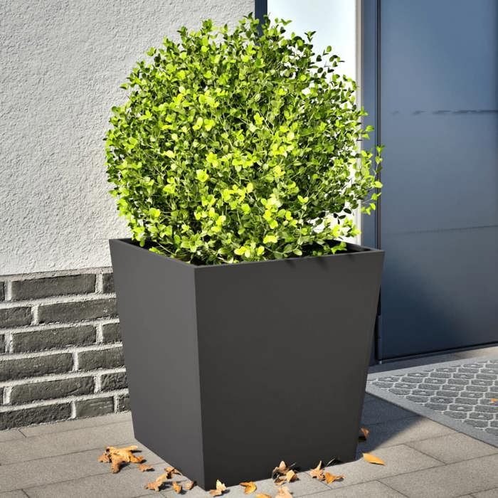 vidaXL Jardinières 2 pcs Acier 50x50x50 cm - vue 2