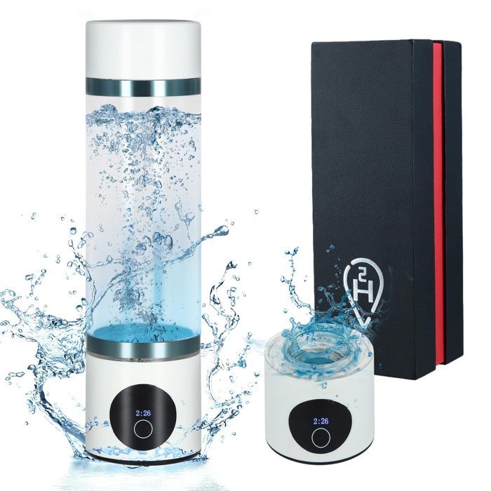 Bouteille à Eau Hydrogénée - Générateur D'eau Riche En Hydrogène 9800ppb Pour Maison Et Bureau