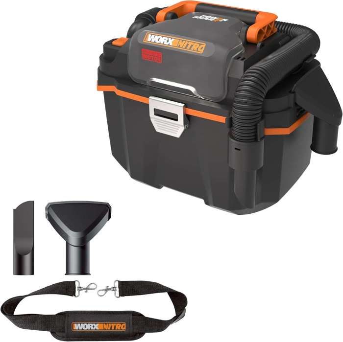 WORX NITRO ASPIRATEUR SANS FIL EAU & POUSSIERES 4 EN 1 LIVRÉ SANS CHARGEUR